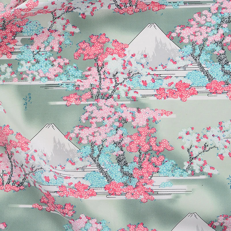 Cotton Printed Japanese Style Quilting Fabric for DIY Doll Clothes Handmade Sewing Accessories
