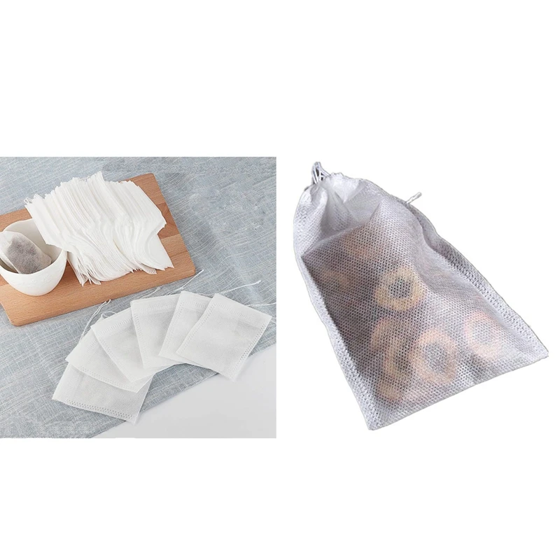 Coffee, Tea & Espresso 7 x 9 cm 200Pcs Disposable Tea Filter Bags Tea