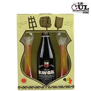 

Kwak - Cerveza rubia + 2 vasos