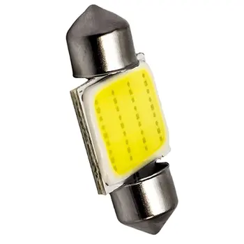 

2PC High-Power 12 for Core Cob Chip Double-Pointed Car Roof Light 31-42Mm Car Led Reading Light License Plate Light