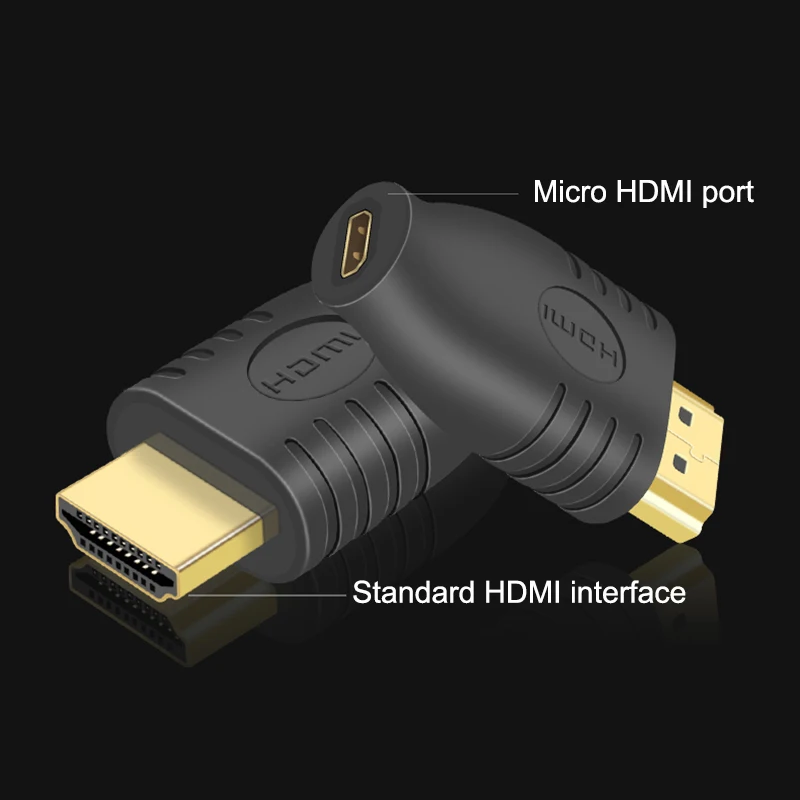 HDMI мужской тип A к Micro HDMI Женский удлинитель адаптер HDMI коммутатор 4K HDMI удлинитель соединитель цифровой аудио конвертер