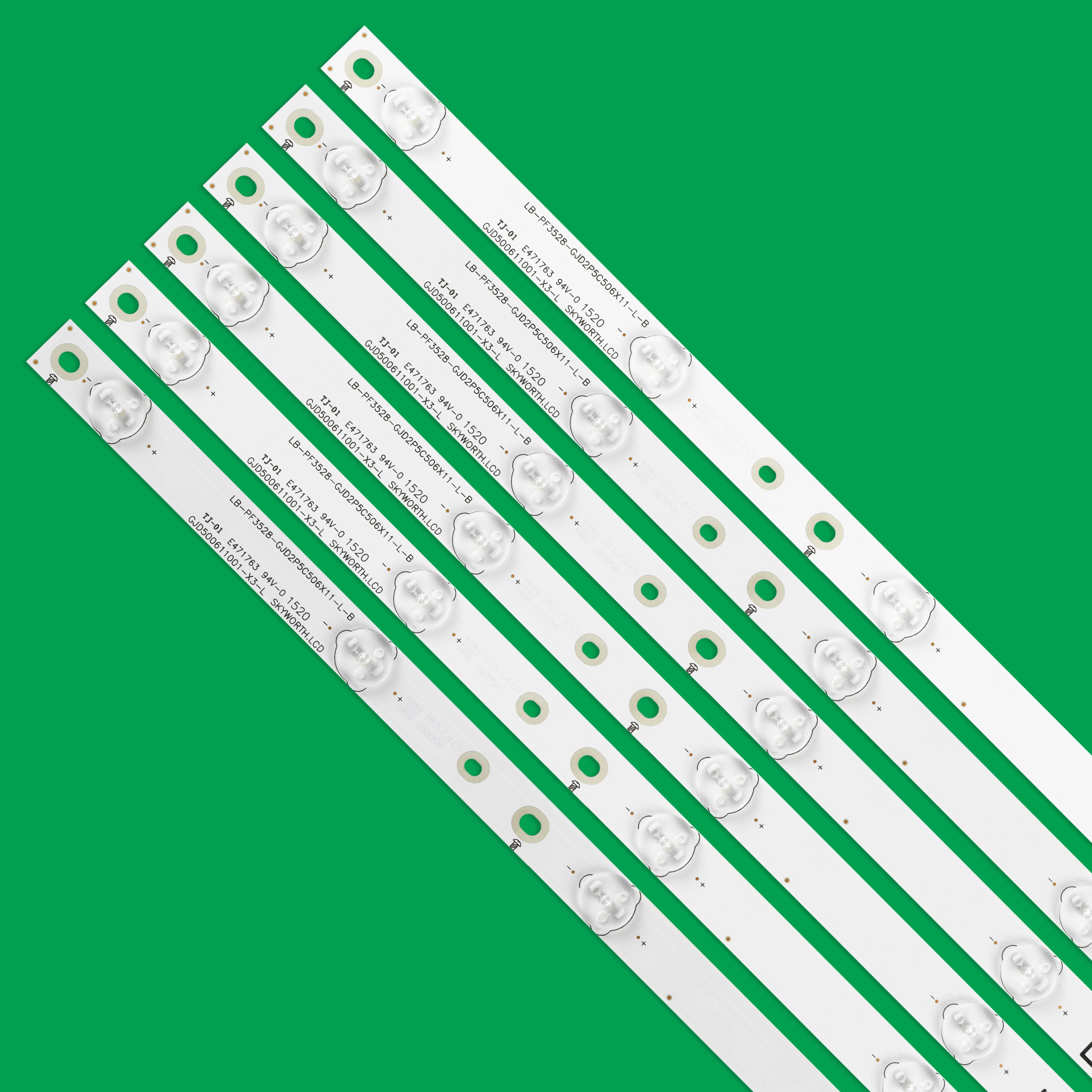 1 комплект = 12 шт Светодиодная подсветка для LE50D1452 T5002S 50PFF3655/T3 LD50V02S LB PF3528 GJD2P5C506X11 R/L