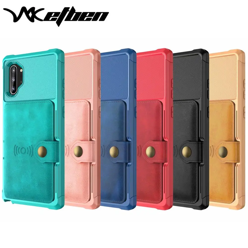 

W7ETBEN Multifunction Flip Cover Stand Wallet Leather phone Case for SAMSUNG Note10 note10plus S10E S10PLUS