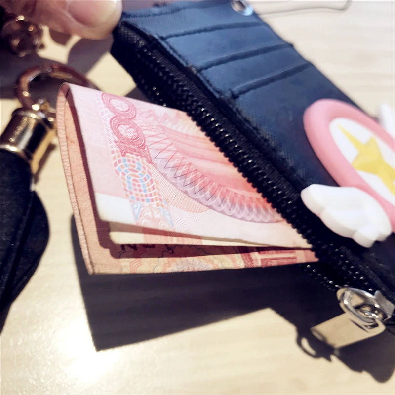 Kawaii Мультфильм Ключ карта с Брелок ID держатель для карт милые банковские кредитные карты пакеты на день рождения Рождественский подарок для подруги