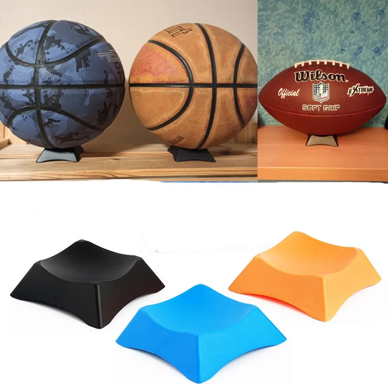 Présentoir à Ballons De Foot 6 Places - Support De Rangement Murale, Noir, Plastique PP