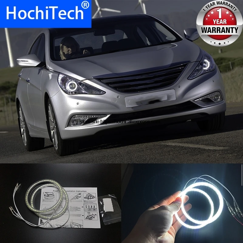 HochiTech для Hyundai Sonata i45 09-14 ультра яркие SMD белые светодиодные глаза ангела лм 12 В
