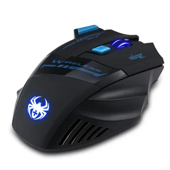 

Adjustable 2400DPI Optical Wireless Gaming Game Mouse For Laptop PC 6.11
