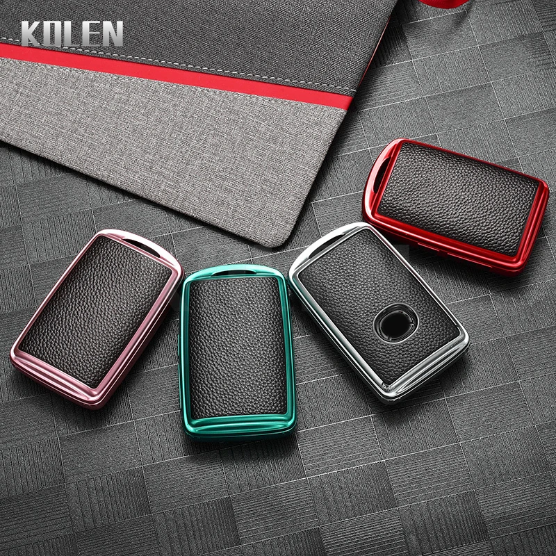 TPU 가죽 유형 자동차 스마트 키 케이스 커버 마즈다 알렉사 CX-30 CX-3 CX-5 CX-7 CX-9 CX-4 3 버튼 보호기 쉘 액세서리