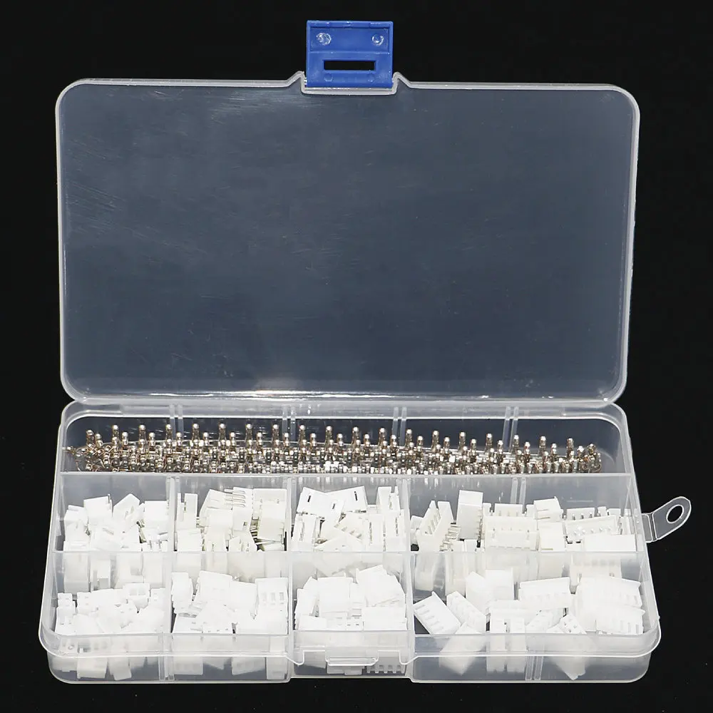 2/3/4/5Pin JST-XH 2.54mm Dupont Connector Male/Female Wire Cable Jumper Pin Header Housing Connector Terminal Kit 360pcs wire connectors wiring connector