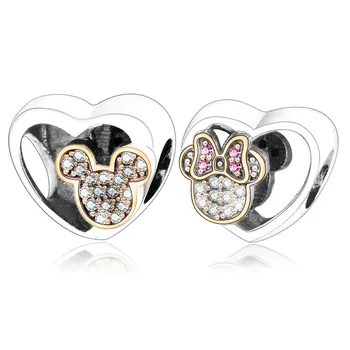 

One Pcs Cartoon Jewelry Fit Original Pandora Charm Bracelet 925 Sterling Silver Charms Beads DIY Gift Berloque 2018 Hot Slae