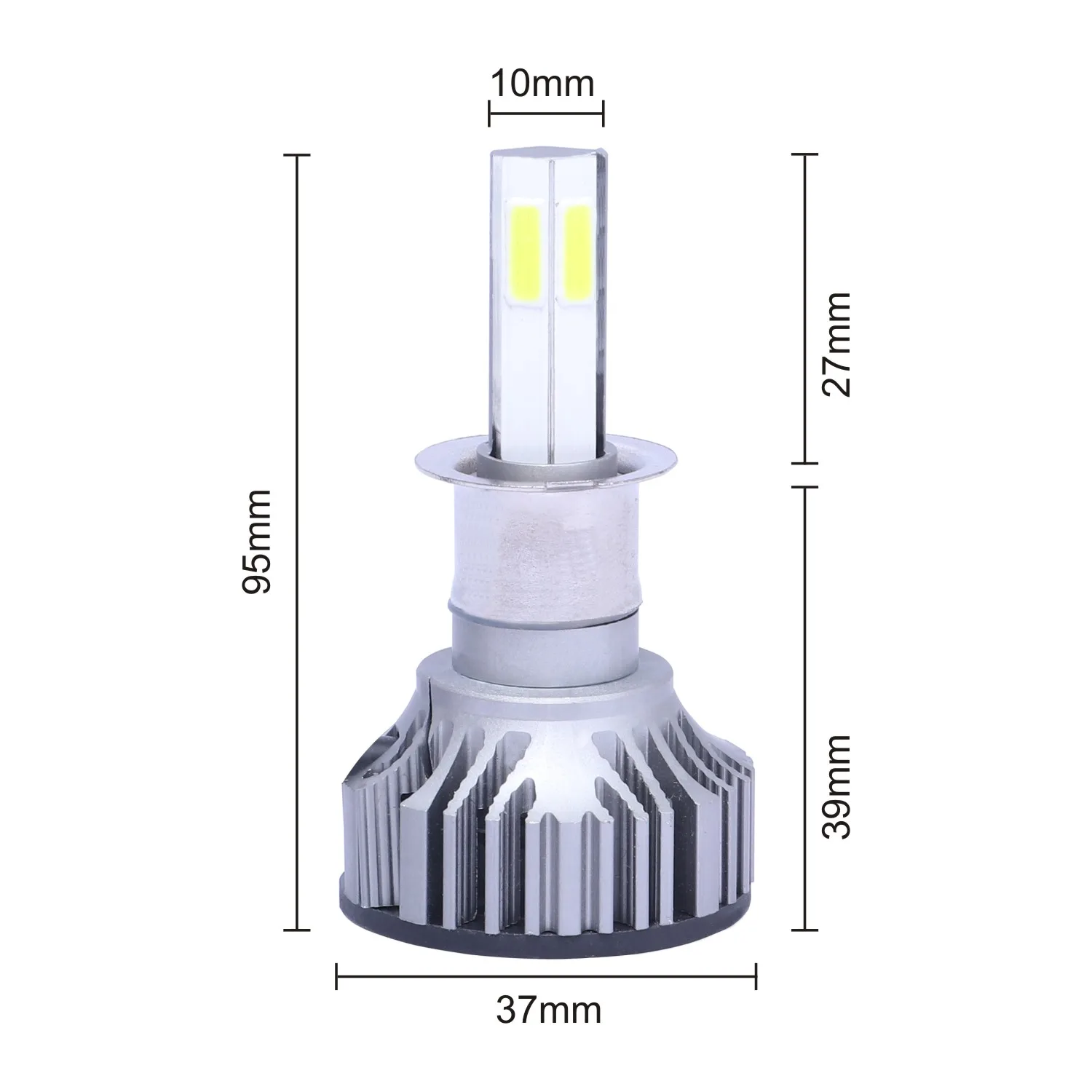 

2pcs Car Auto 6500K 8000LM 9-32V LED Front Lights Bulbs Lamps IP67 Set Durable