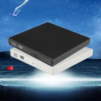

USB 2.0 Slim External DVD Drive Recorder CD Writer Drive Burner Reader Player for Laptop Windows PC Accessories