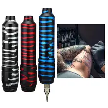 Крутой камуфляж профессиональный электрический сильный мотор роторная татуировка машина алмазная Татуировка ручка с RCA интерфейсом боди-арт