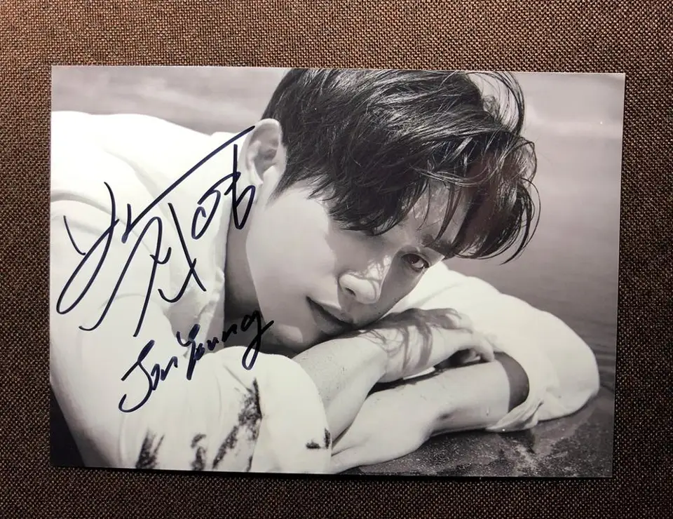 Signed Got7 Park Jin Young Jr Junior Autographed Photo Call My Name 5 7 1019o2 Freeshipping Aliexpress