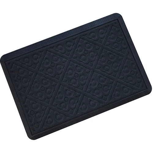 Black Zeegle 3D домашний коврик для ног смешной коврик резиновые напольные коврики Нескользящие напольные коврики для гостиной прикроватные коврики для ванной комнаты - Цвет: Black