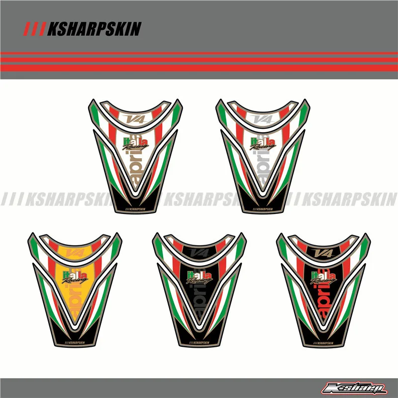 3D наклейка ADESIVI эмблема защитный Танк Pad Cas крышка подходит для Aprilia RSV4