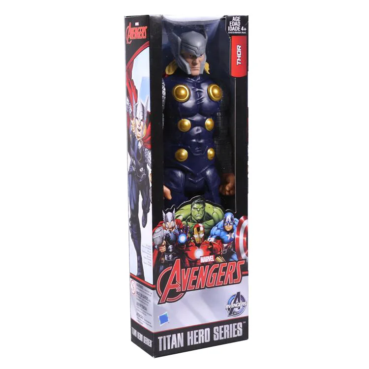 Marvel Amazing Ultimate Человек-паук Капитан Америка Железный человек ПВХ фигурка Коллекционная модель игрушки для детей Детские игрушки - Цвет: With box