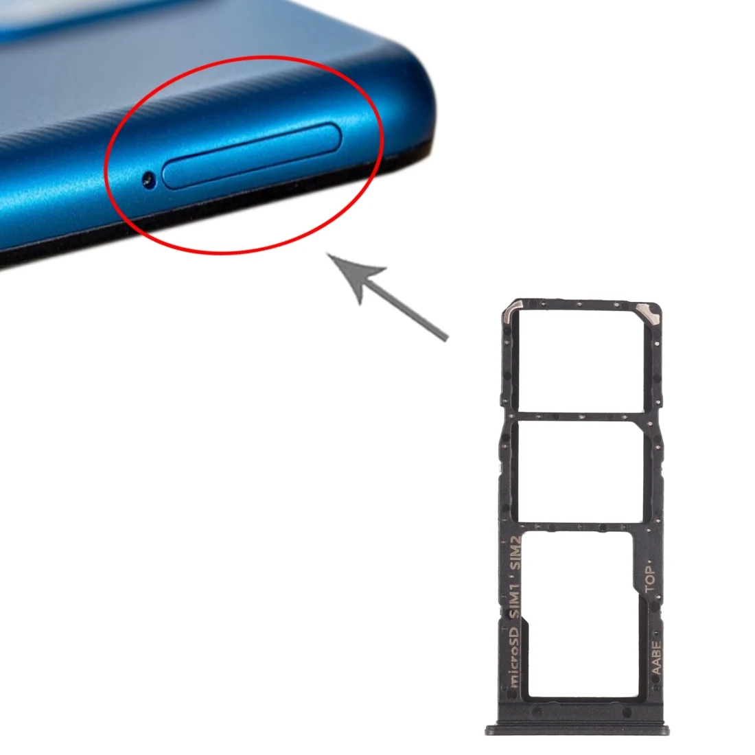 How to insert SIM cards and SD card in Samsung Galaxy A50