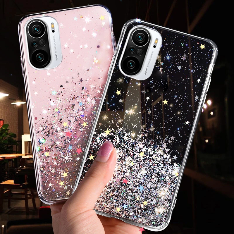 Glitter telefoonhoesje voor xiaomi redmi note en poco serie_voghion.com