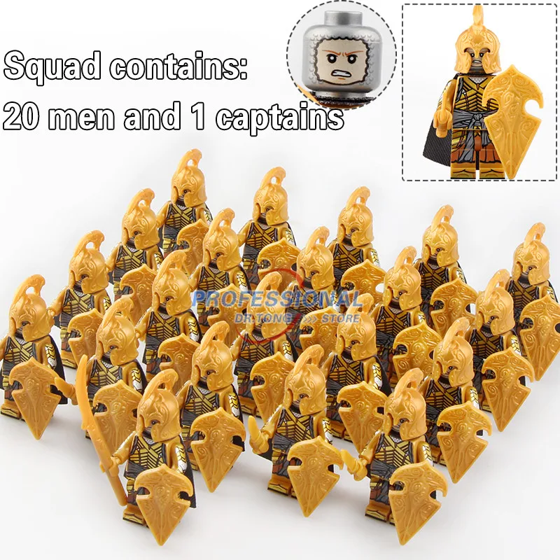 XP252 20pcs XP247 DR. TONG 21 шт./лот Игра престолов Эддард Старк лед и огонь Amry фигурки строительные блоки кирпичи подарок игрушки детские подарки - Цвет: XP252 20pcs XP247