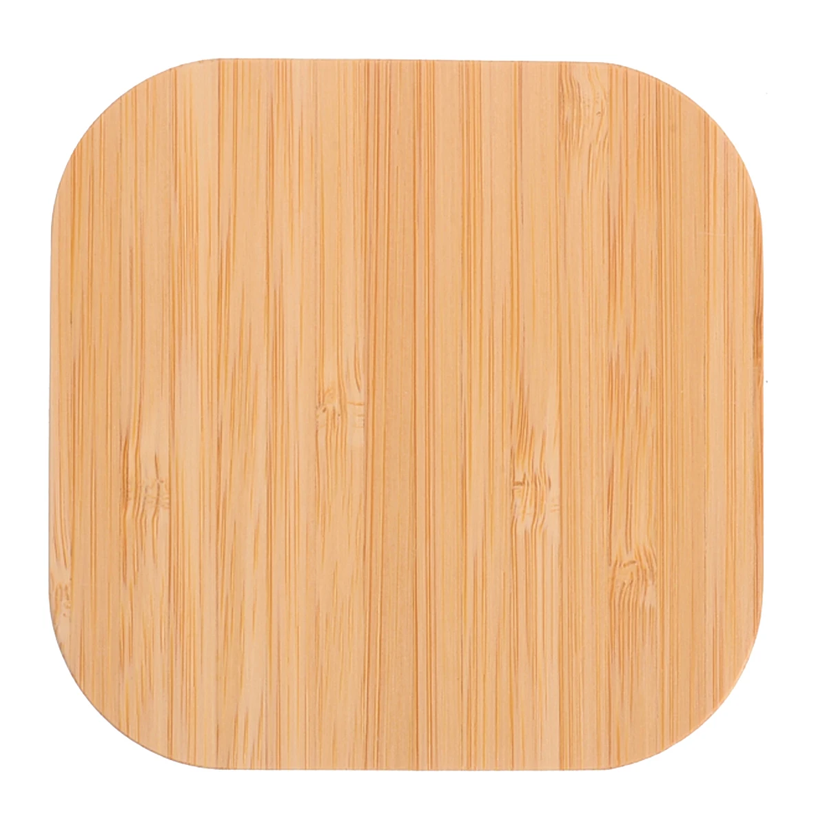 Portable Square Wood Bamboo Qi Wireless Charger Charging Pad Mat For iPhone 8 Plus X Samsung Galaxy S6/S6 Edge For Nexus 4 5 6