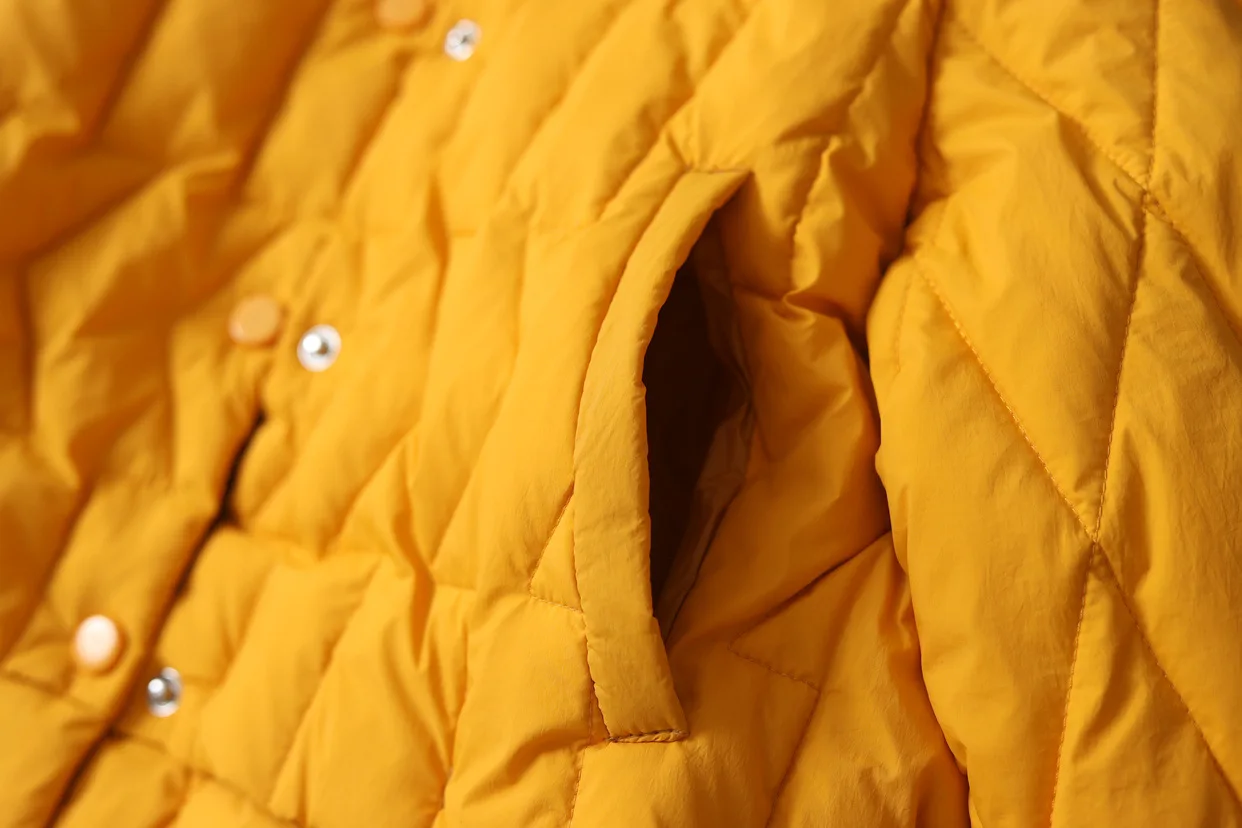 Autumn And Winter New Style Retro Rhombus Slimming Short down Jacket Baseball Cotton Coat Blouses Four Colors