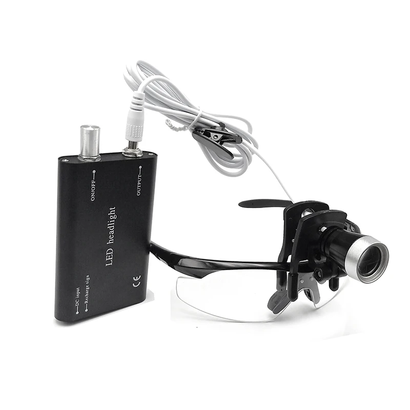 

Dental LED Headlight with 1w Power Clip-on Glasses