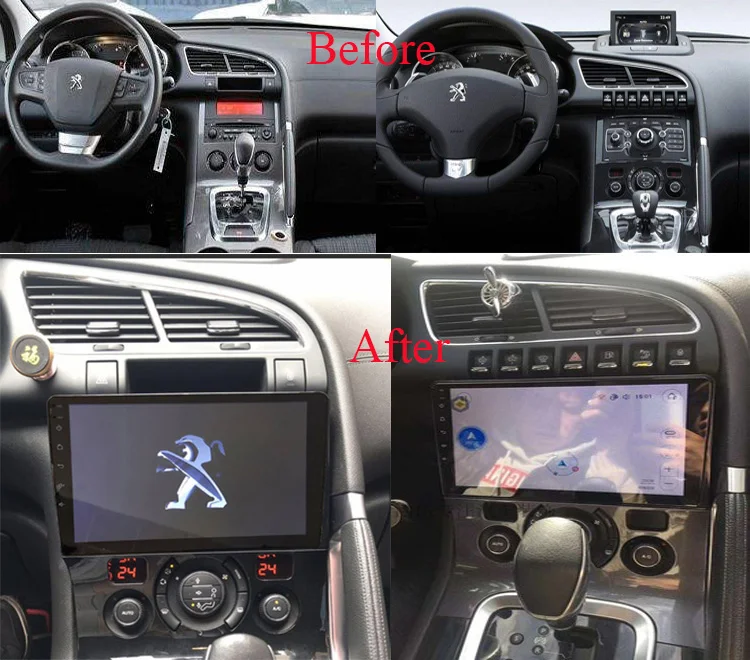 Авторадио 2 din android для Peugeot 3008 С 4 ядрами 2g ram navi карта сенсорный экран рулевое