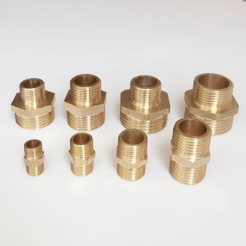 Латунная Труба с наружной резьбой равномерно редукторные фитинги для сосков