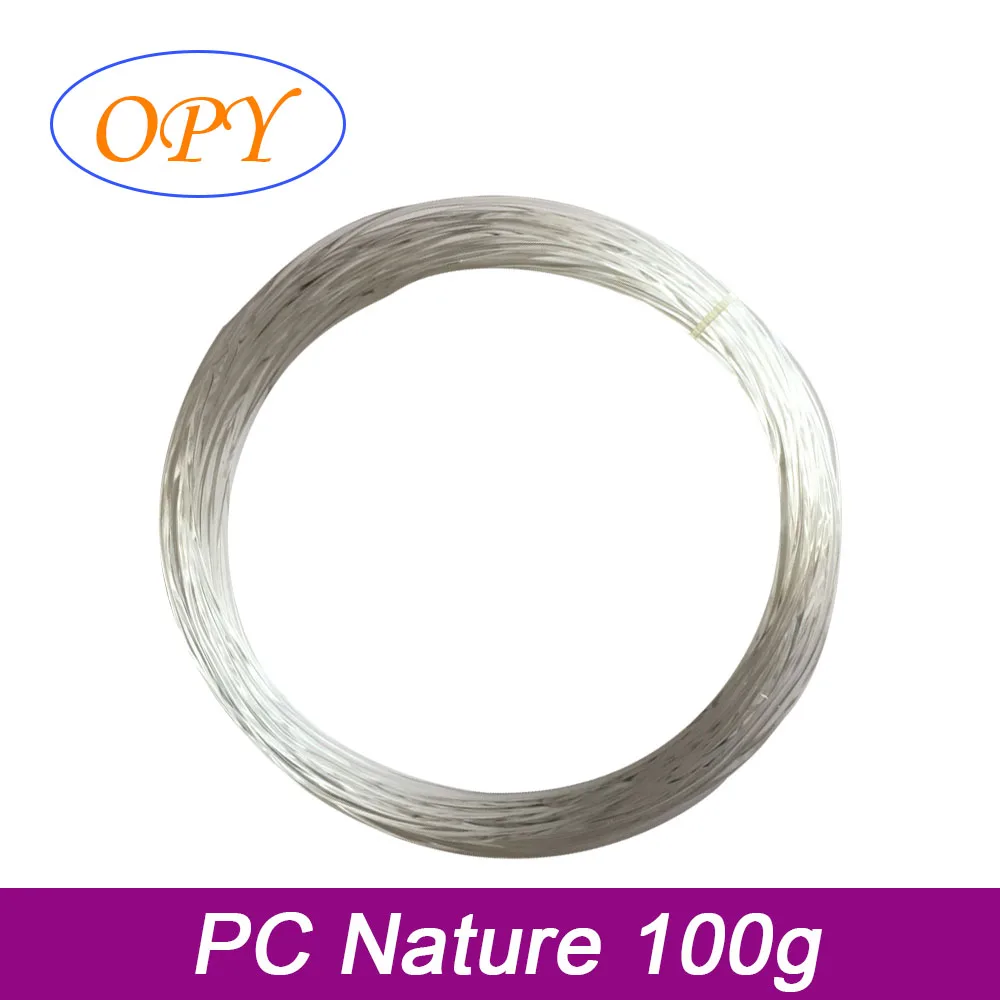 Pc Filament Polycarbonate 1 75 Mm Transparent Color Coils Wire Reels Sample Available