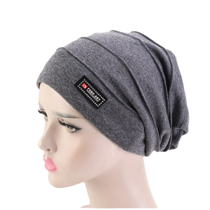 Knitted Hat Cap Hat Men Hats Double Fabric Skullies Beanies For Adult Women And Men