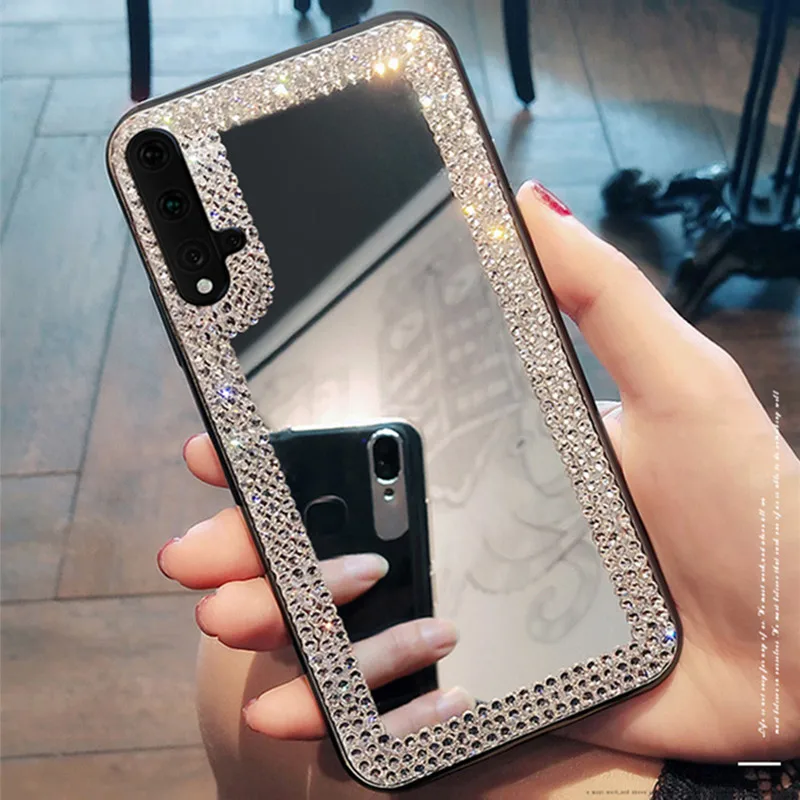 Блестящий зеркальный силиконовый чехол для телефона Huawei P30 Pro P20 Mate 20 Lite P Smart Z Y9 2019
