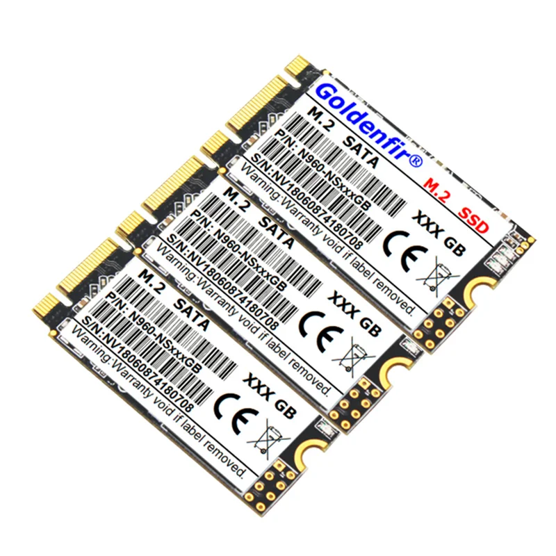 Твердотельный накопитель Goldenfir M.2 SSD 2242 M2 60 Гб/64 Гб/120 ГБ/128 ГБ/240 ГБ/256 ГБ/360 гб/480 ГБ/512