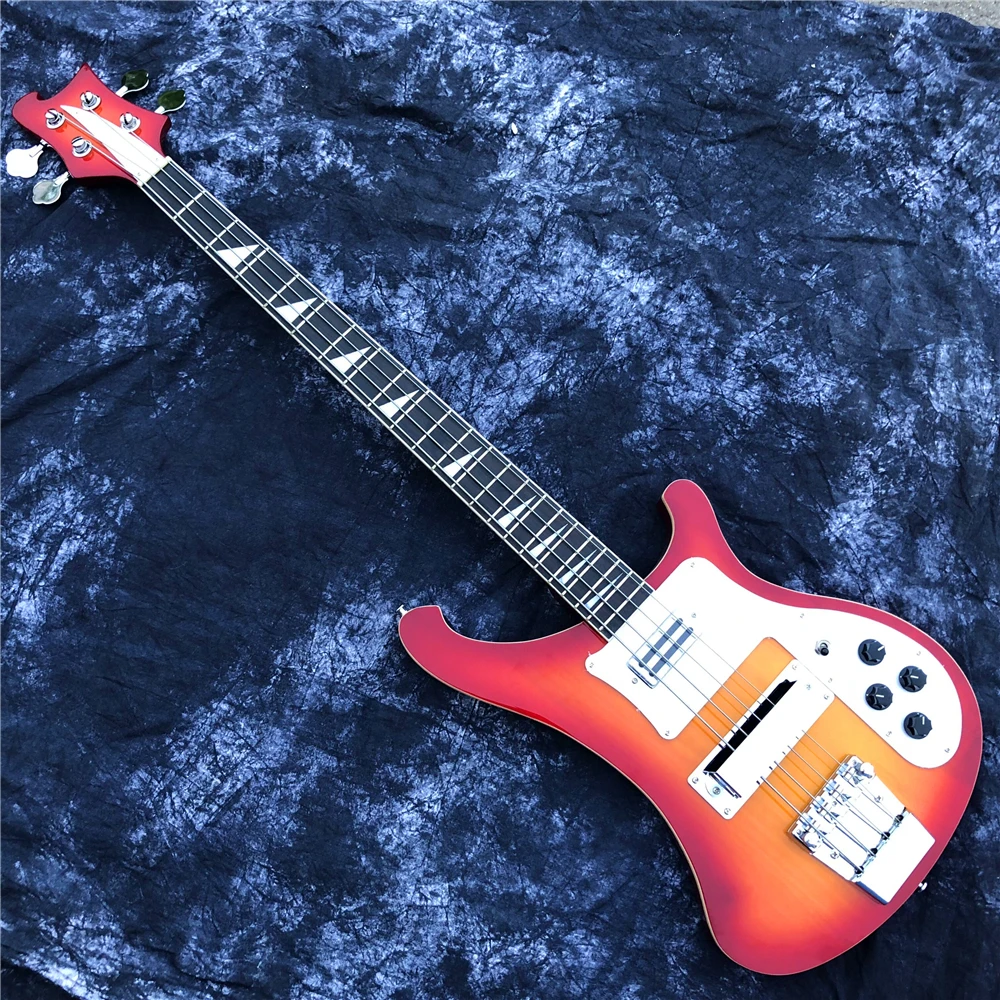 Rickenback baixo eltrico transparente 