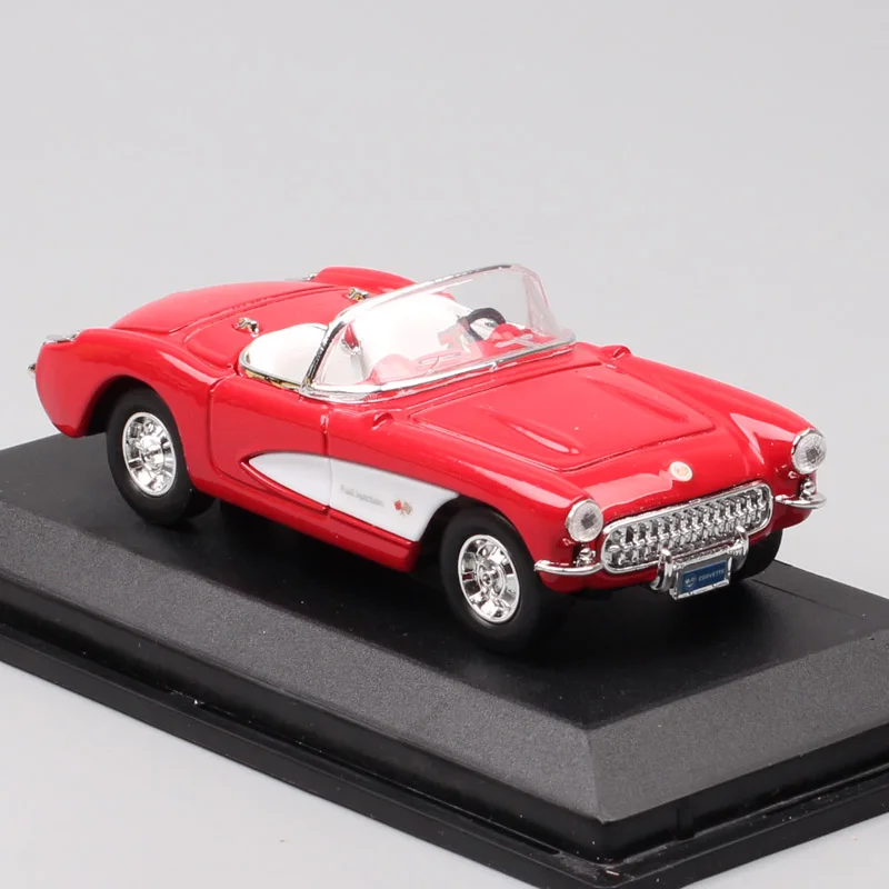 1:43 Масштаб классический ретро 1957 Chevrolet Corvette C1 chevy Vette литье под давлением автомобиль игрушка модель миниатюры детский сувенир