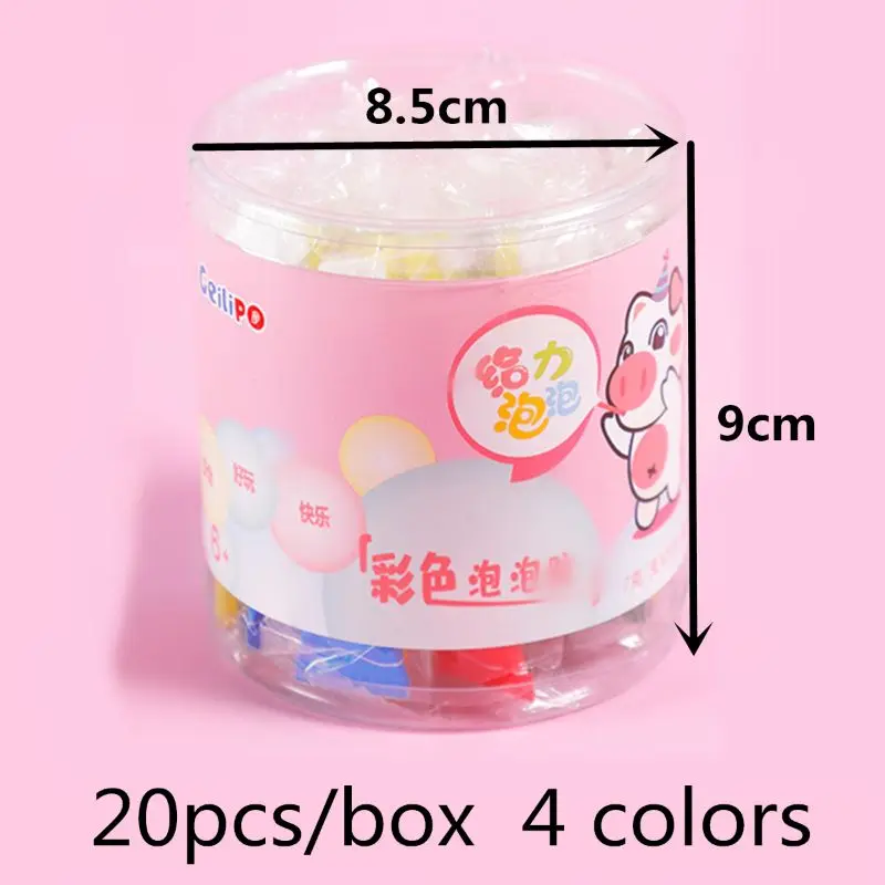 Magic Bubble Glue Toy Blowing Colorful Bubble Ball Plastic Balloon Won't Burst Safe For Kids Boys Girls Gift 6