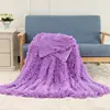 Super Soft faux fur throw blanket Fuzzy Fur Faux Elegant Cozy With Fluffy Throw Blanket Bed Long  Shaggy Soft Warm Bedding Sheet 3