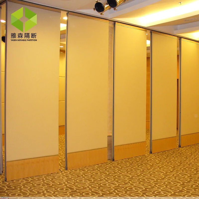 

Meeting Room Multi-Function Hall China Mobile Partition Door Activity Partition Soundproof Wall Foldable Retractable Luminum Scr