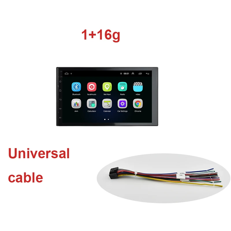 Power cable Navivox Android 8,1 для Nissan Volkswagen TOYOTA Honda KIA hyundai Lada Renault Mazda универсальный автомобильный Радио gps 2 din DVD плеер - Цвет: Power cable