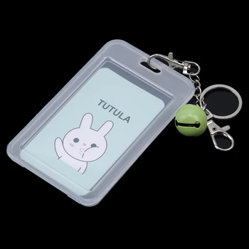 

Kawaii Animal Cartoon Lanyard Bank Credit ID Card Holder Cover Women Travel Bank Bus Credit Card Keyring Key Wallet Chain Holder