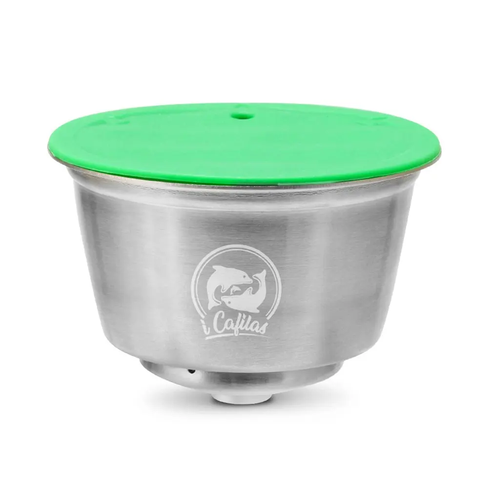 

Stainless steel Reusable Coffee Capsule Filter Dripper Tamper Compatible with Dolce Gusto Coffee Machine