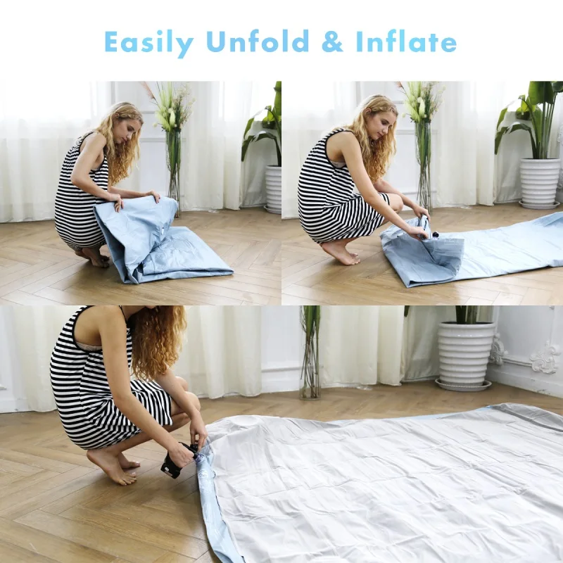 Американский разъем стандартная воздушная кровать без утечки надувной матрас кровать с заряжаемый насос для кемпинга дома
