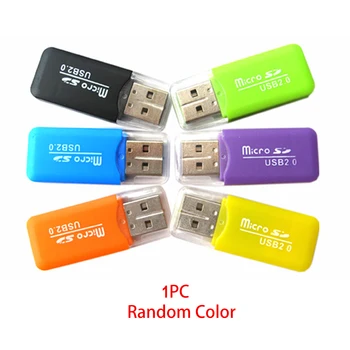

durable plastic T-Flash MiniB 2.0 Card Reader For Micro TF Card Adapter