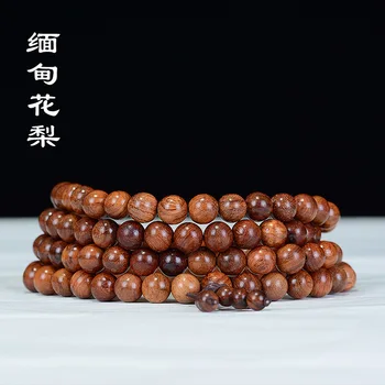 

bracelets 108 big red sandalwood series of wooden collectables - autograph beads with sweater chain beads manufacturer