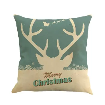 

Cartoon Cover Halloween night Marry Christmas linen pillow cushion pillowcase Throw Home Decoration Pillow Cover