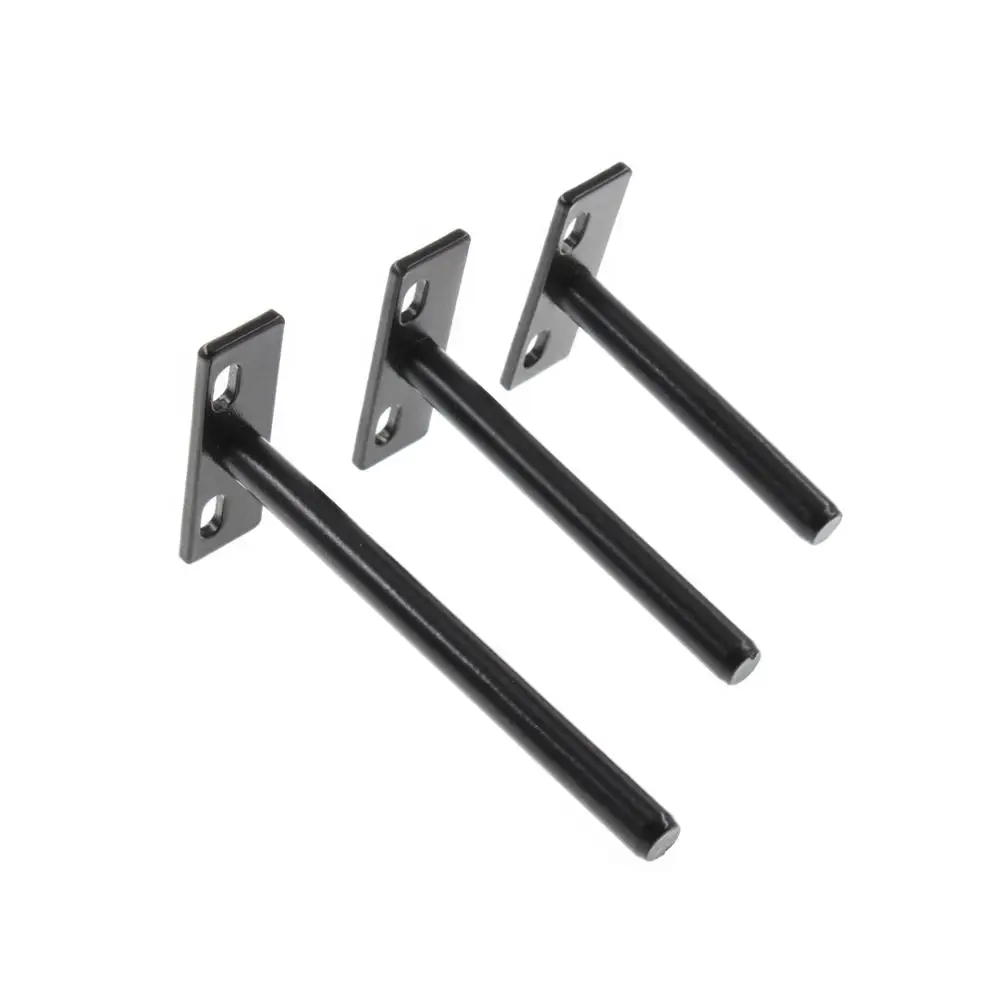 

Wall Mount Floating Shelf Brackets,Industrial Steel Metal Shelving Shelf Supports Hidden Bracket Rustic Farmhouse Hardware Brace