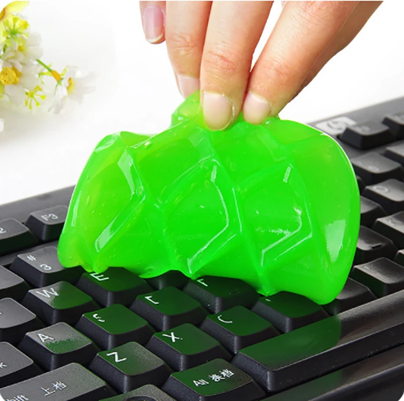 Fast Magic Dust Cleaning Compound Clean Gel Super Soft Sticky Clean Slimy Gel Cleaner Wiper for Laptop Keyboard and car cleaning gel,computer cleaning kit