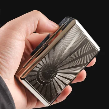 

Smoking Accessories Fashion Personality Matel Smoke Storage Box Cigaret Metal Case Cigarette Box