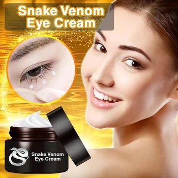 

Snake Venom Eye Cream Dark Circle Eyes Bags Fat Granule Eye Care Essential Cream Anti-Aging Anti-Puffiness Moisturizing Eye Mask
