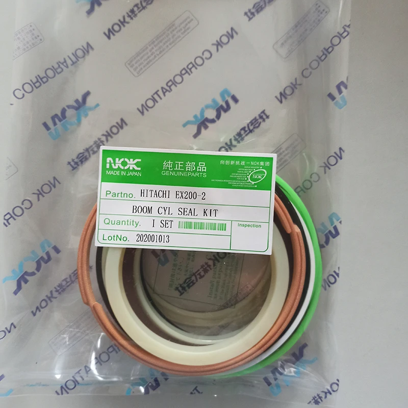 

NOK SKF Hydraulic Boom Cylinder Seal Kit For Hitachi EX200-2 Excavator Cylinder Seal Kit 4286774